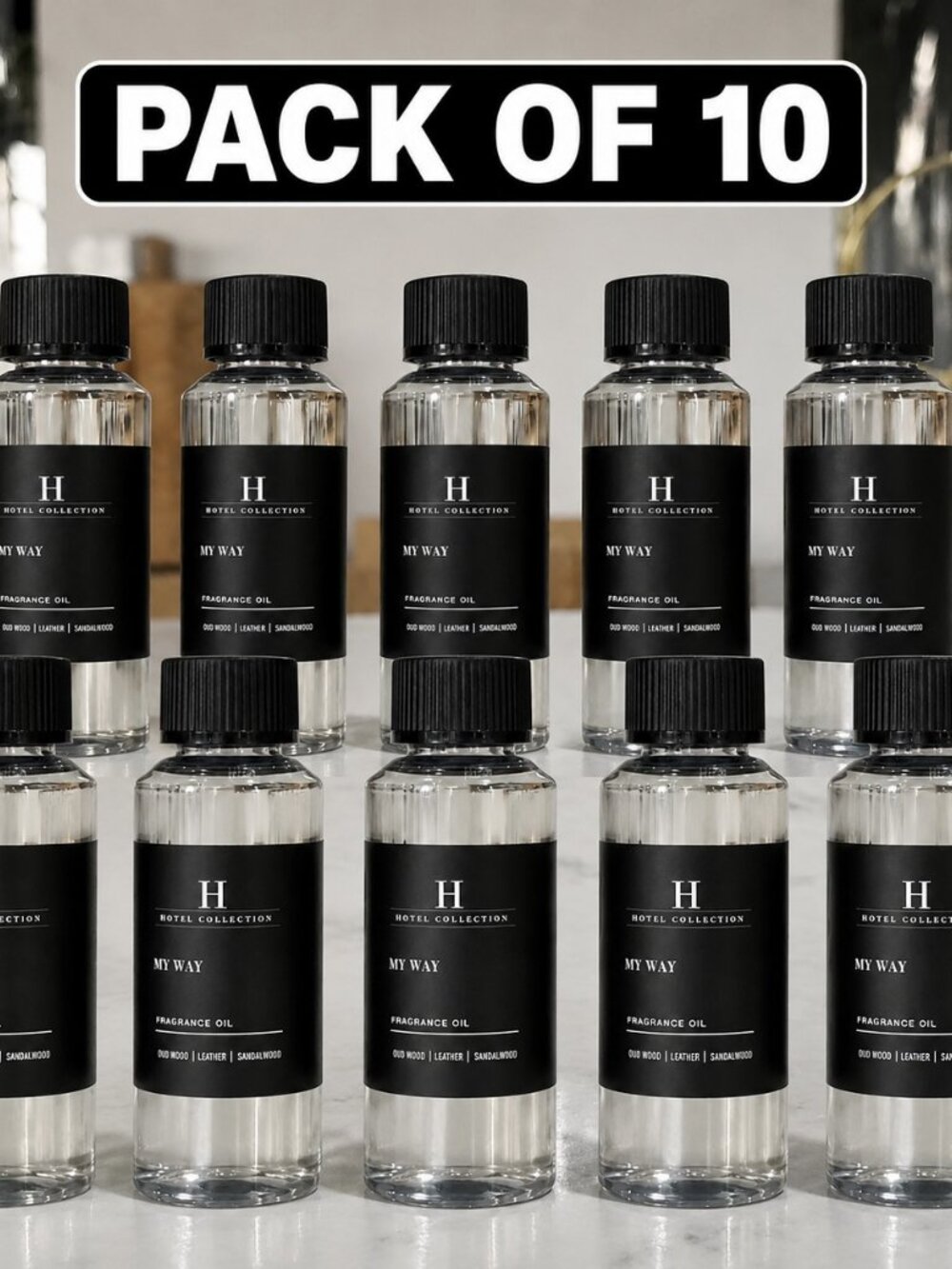 Hotel Collection Diffuser Oil - My Way - Aromatherapy 4.06 Fl Oz (Pack of 10)